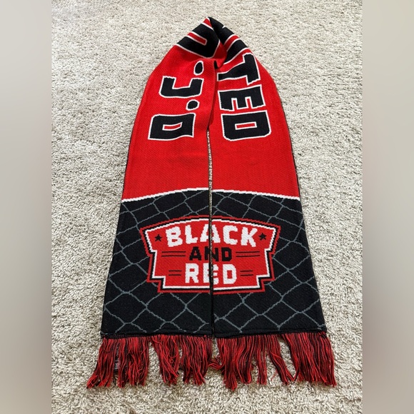 D.C United Soccer MLS Scarf Patch Sports Cozy Winter Academia Preppy Spirit - Picture 1 of 7
